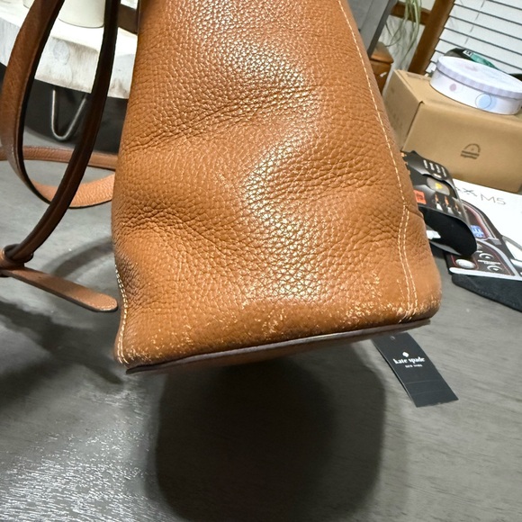 Kate Spade Tan Leather Crossbody Bag - Picture 2 of 7